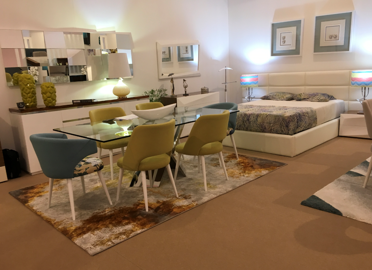 Sala Jantar Mar Pau Ferro + Lacado Alto Brilho